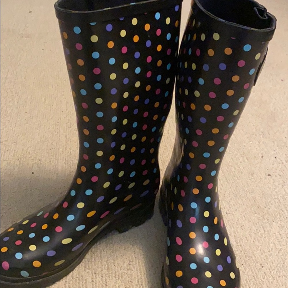 Polkadot Rain Boots